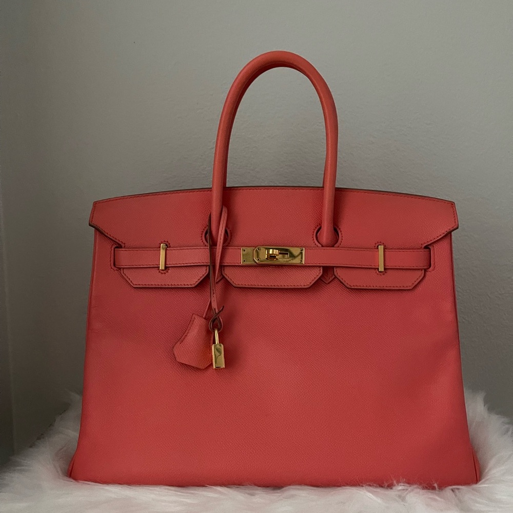 ❌SOLD❌Birkin 35 Flamingo Epsom Leather GHW